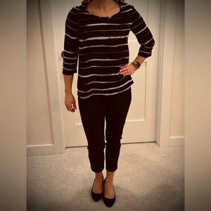 Express Tall Petite Blouse with zipper back